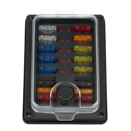 Trust-bloc De Fusibles Support De Boîte à Fusibles à 12 Voies Avec