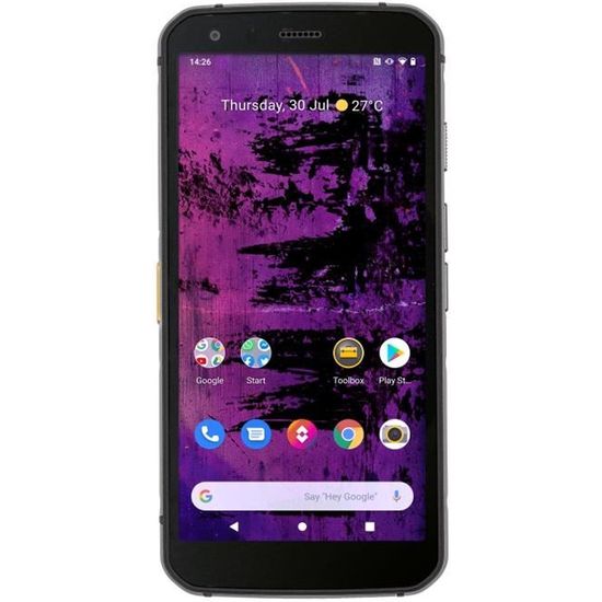 Smartphone CATERPILLAR S62 Pro 4G - 128 Go - Noir - Écran 5.7" Full HD - 6 Go RAM - Android 10