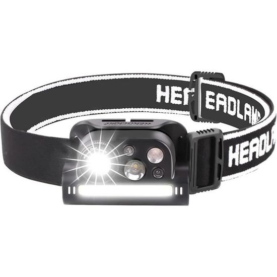 Lampe frontale piles 250/100 lm 70 mètres bleu LEXMAN