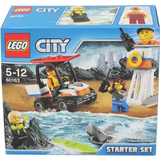 LEGO® City 60163 Ensemble de Démarrage des Gardes-Côtes