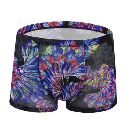 Sous v tement Boxer mi long imprim Sexy pour Homme grande poche
