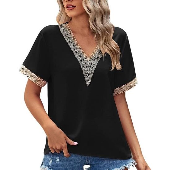 Chemisier Viscose Vieux Rose Avec Dentelle Dorée - Made In Italy - Taille Unique CE TOP