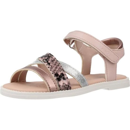 Sandale enfant fille Geox 119258 Blanc Semelle int Micro Gome