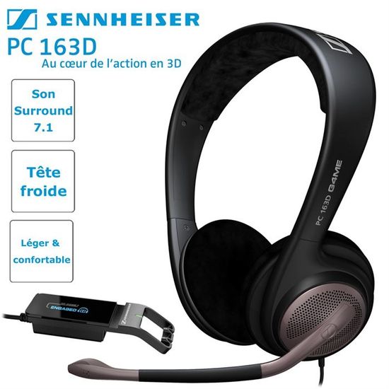 Sennheiser PC 163D Cdiscount Informatique