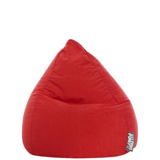 Pouf SITTING POINT Easy L Tomate Polyester Contemporain Design Cdiscount Maison