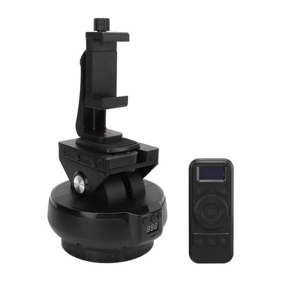 Tête Motorisée Pour Trépied Goshyda - Rotation 360° Et Inclinaison ±35° - Télécommande 2.4G 100m - Compatible Smartphone Et Appareils Photo