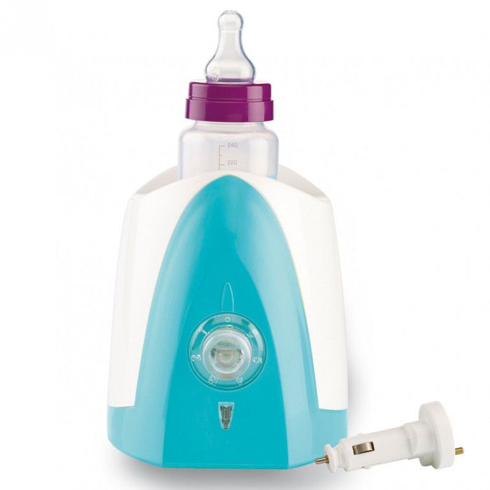 THERMOBABY Chauffe Biberon -2004- Blanc/Turquoise