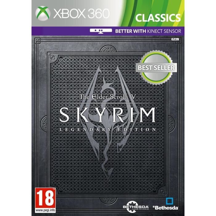 The Elder Scrolls Skyrim Legendary Jeu X360