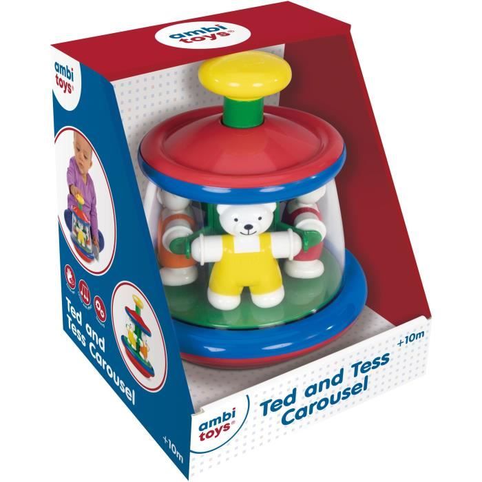 AMBI TOYS 131163 - Ted and Tess Carousel - Jeu d'apprentissage