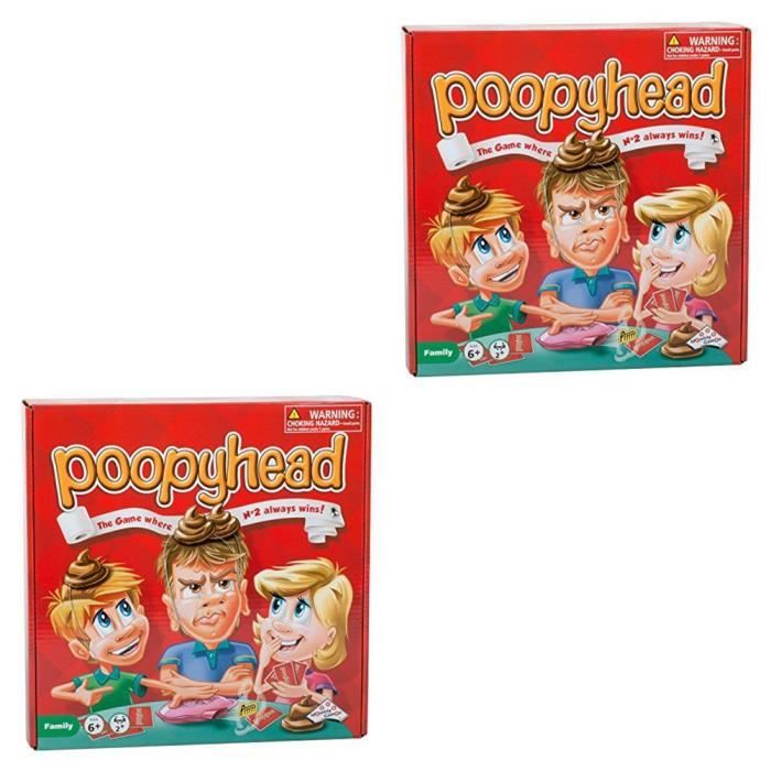 2 Sets Of Poopyhead Card Game - The Game Where Number 2 Always Wins! 1H7NN0
