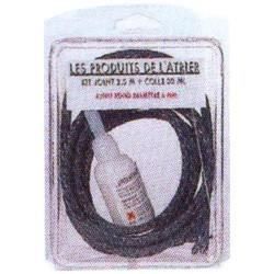 Kit joint 2.50 mètres + Colle réfractaire haute résistance