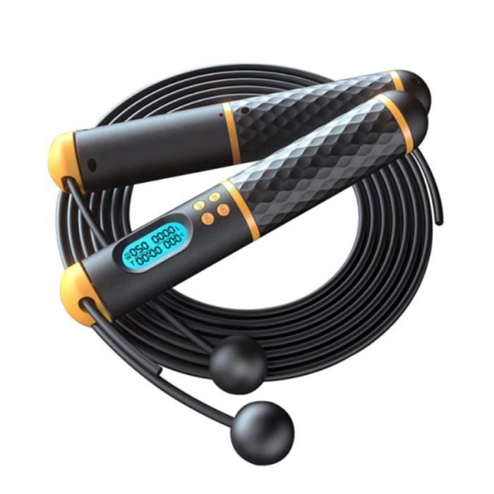 CORDE A SAUTER Mixte - Corde à sauter sans fil avec comptage intelligent - Jaune ST™