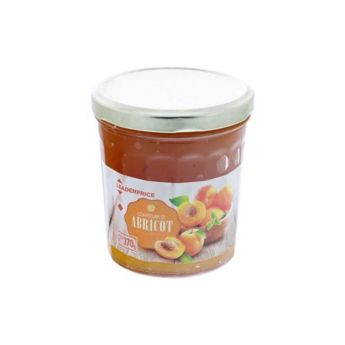 Confiture abricot Leader Price - 360g