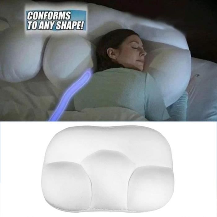 Oreiller De Sommeil Polyvalentoreiller Ergonomique Cervical Orthopedique,Chaque Position Sommeil, Oreiller Confortable Respirant