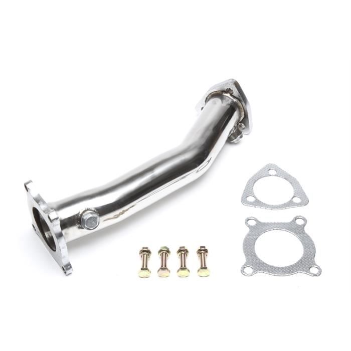 Downpipe inox 63,5mm pour Audi A4 B7, A6 4F 2,0TFSI, sans homologation route