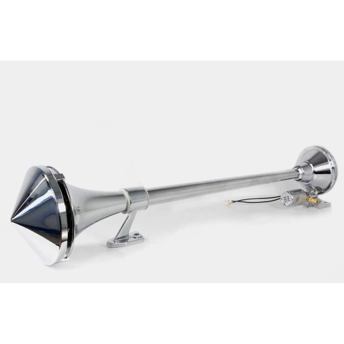 Finition Chrome Klaxon Air 12V/24V Camion Tracteur Bus Pick-Up