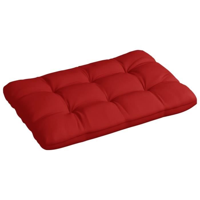 Mode Coussin de canapé palette COUSSIN D'EXTÉRIEUR- Matelas Coussin Pour Fauteuil Chaise Jardin Extérieur Rouge ®UAHMKB®