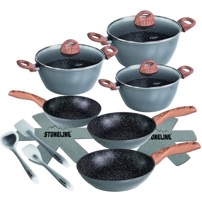Batterie de cuisine en céramique (14 pièces) 15