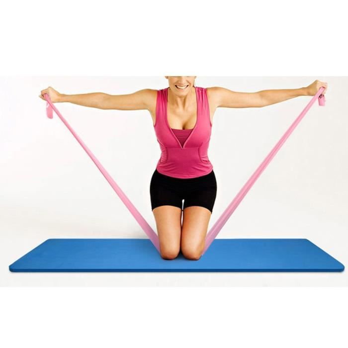 elastiband pilatesband caoutchouc Rose de Resistance Fitness Musculation