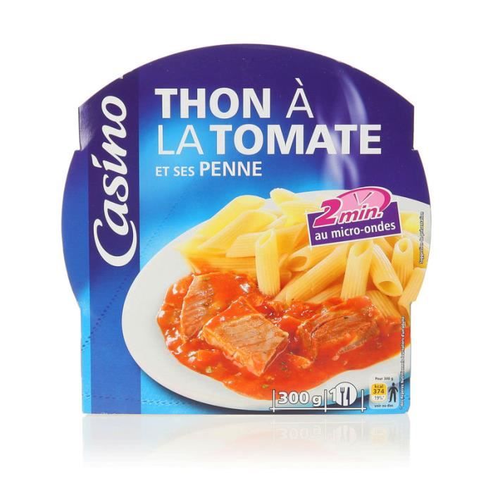 Thon sauce tomate et penne - 300 gr