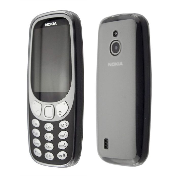 TPU Bumper pour Nokia 3310 3G 2017 en transparent, Coque de protection antichoc pour smartphone
