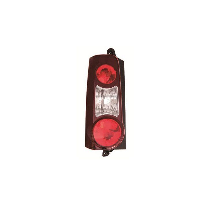 Feu arrière droit pour CITROËN BERLINGO II phase 1, 2008-2012, contour noir, (2 portes arrière).