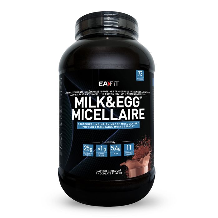 EAFIT Milk & Egg 95 Micellaire - Chocolat 2,2 kg