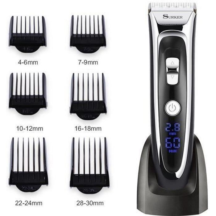 Tondeuse à cheveux rechargeable haute precision