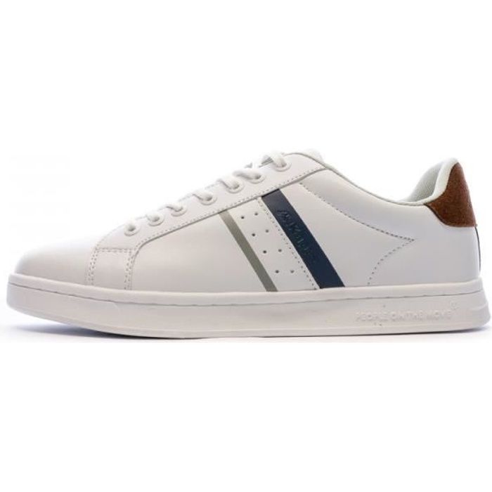 Baskets Blanches/Bleues Homme Kappa Logo Alpha