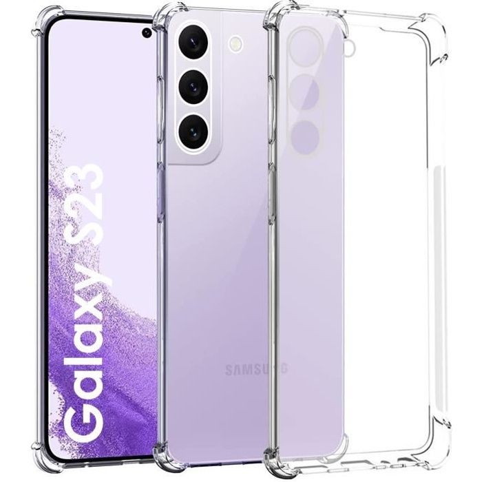 Coque pour Samsung Galaxy S23 - Antichoc Protection TPU Souple Transparent Phonillico®