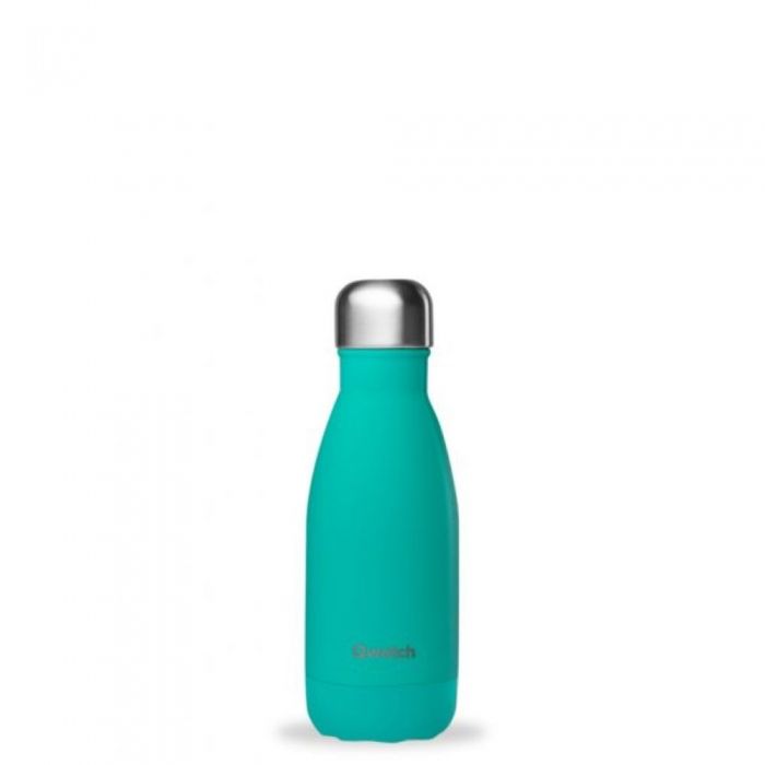 Bouteille isotherme 260 ml pop bleu lagon qwetch Bleu