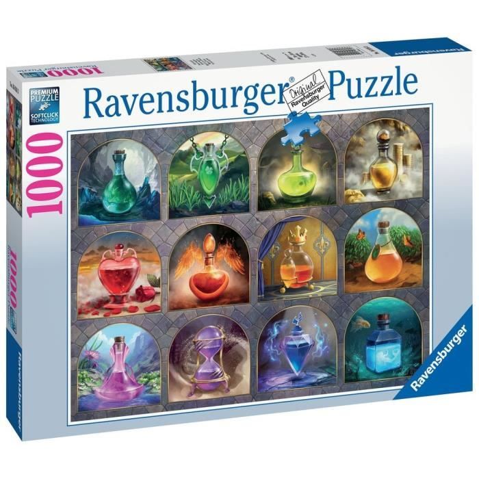 Ravensburger - Puzzle 1000 pièces - Potions magiques