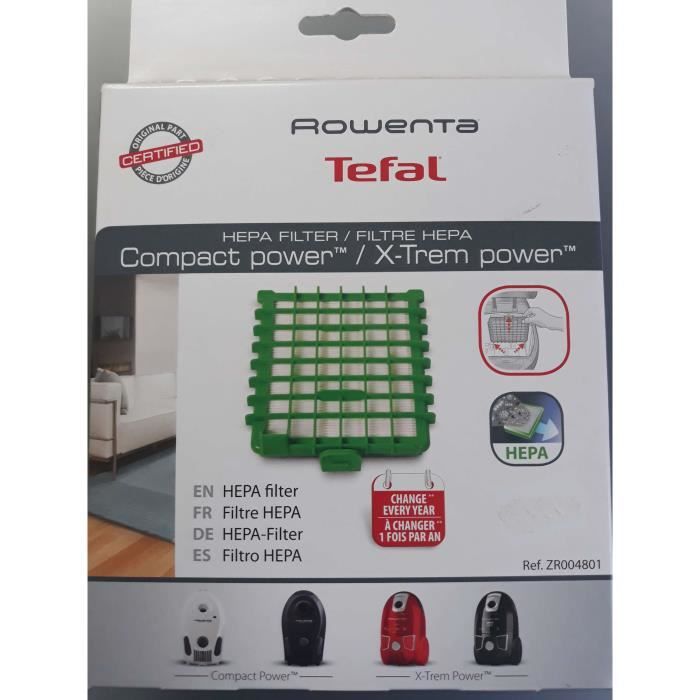FILTRE HEPA H12 POUR ASPIRATEUR XTREM&COMPACT POWER ROWENTA ZR004801