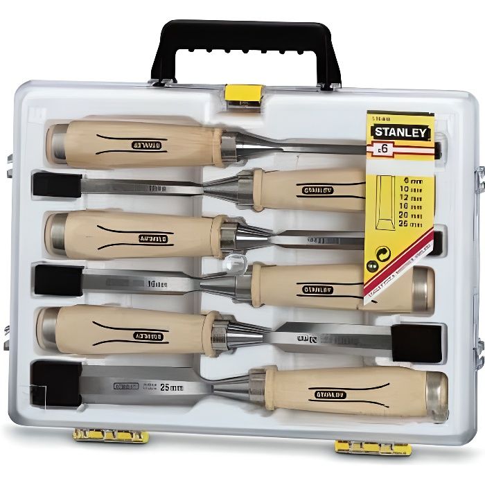Stanley Set de Ciseaux à Bois Bailey® 6Pcs