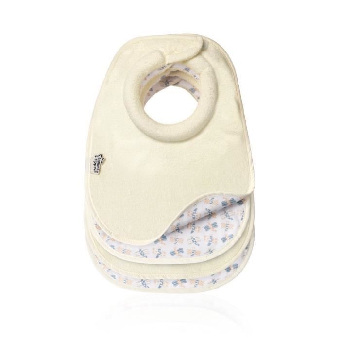 Tommee Tippee CTN Lot de 4 bavoirs Design réversible