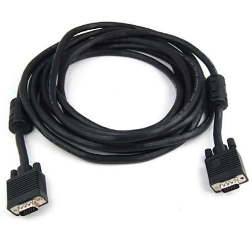 TRIXES Câble d'extension 5 m SVGA/VGA mâle vers mâle à 15 broches pour moniteurs/projecteurs