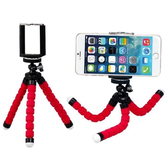 Titulaire Mini professionnel flexible Octopus trépied avec 360 degrés Rotation Tripus pour les télép