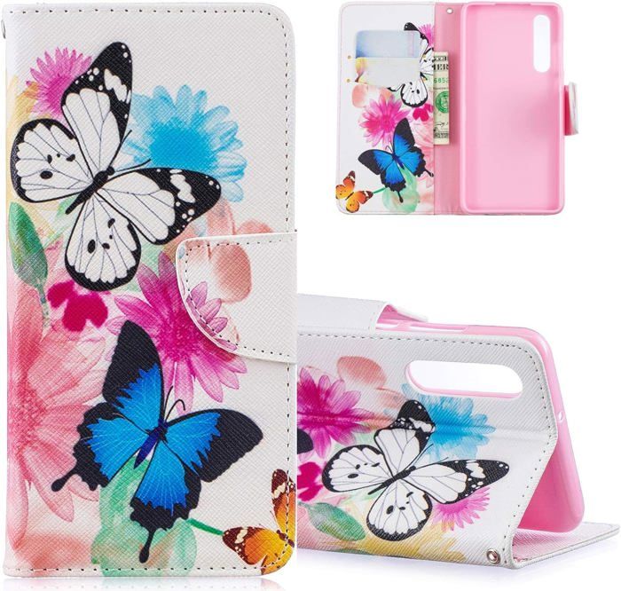 Housse Coque Souple Gel Pour HTC One M8 - Motif Fleur Et Papillon + Protège-écran + Stylet - Neuf