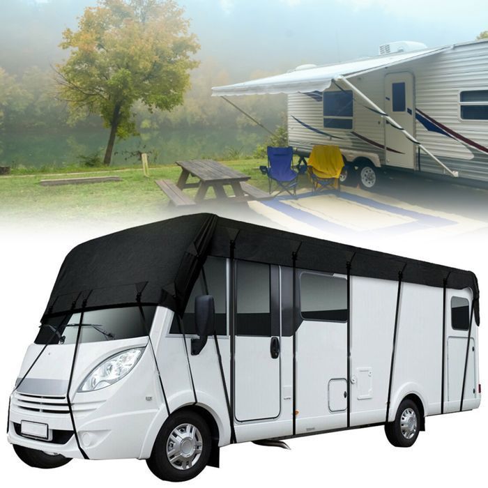 Bâche De Toit Pour Caravane 5x3m - Tissu Imperméable 8 Couches Respirant Anti-UV
