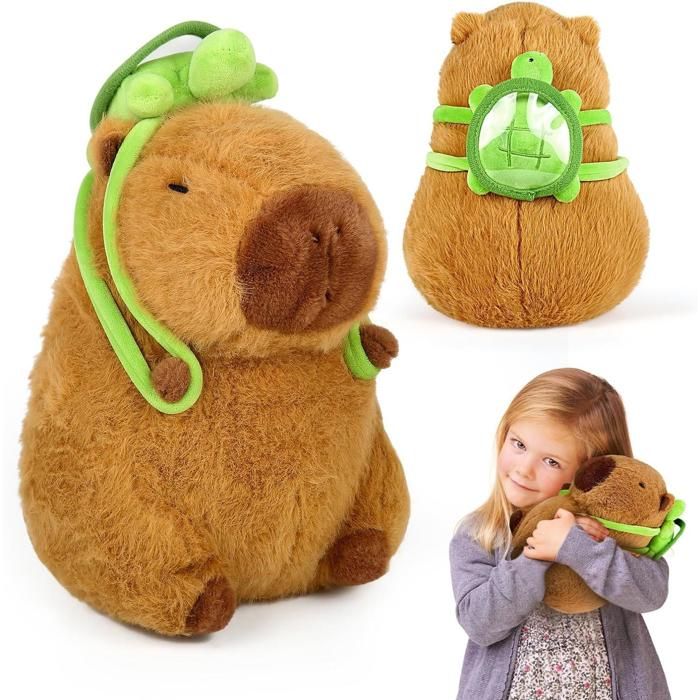 8 Peluches Capybara Mignonnes - 23 Cm Avec Vêtements Interchangeables - Jouet Doux Et Câlin Pour Enfants - Cadeau D’anniversaire Ou Noël