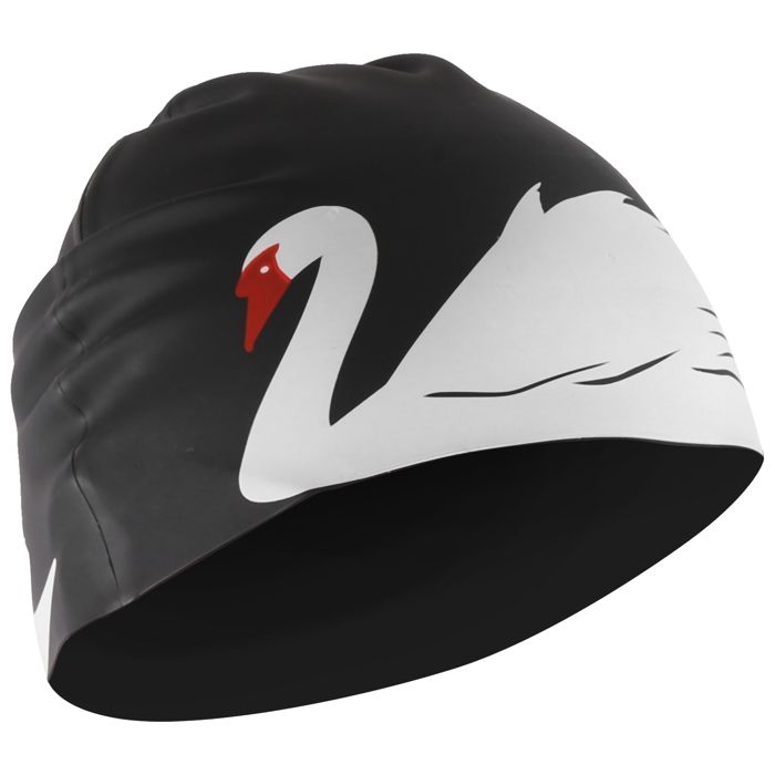 Bonnet De Bain Silicone Étanche V GEBY | Design Ergonomique Avec Poche Oreille | Homme/Femme Adulte | Noir