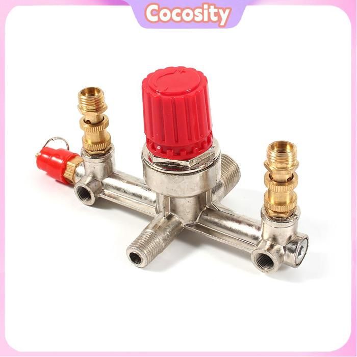 Vanne Régulation Haute Précision Régulateur De Pression Double Sortie Jadeshay - Pour Compresseur Air - Alliage Robust Valve Double Sortie Compresseur
