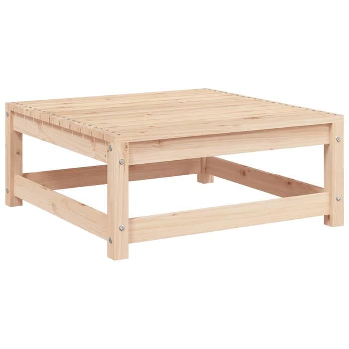 Promotion mars * Mini Table dextérieur(1 PC)- YUNYAN - Repose-pied de jardin - MEUBLE JARDIN - avec coussin Pin massif_4589683