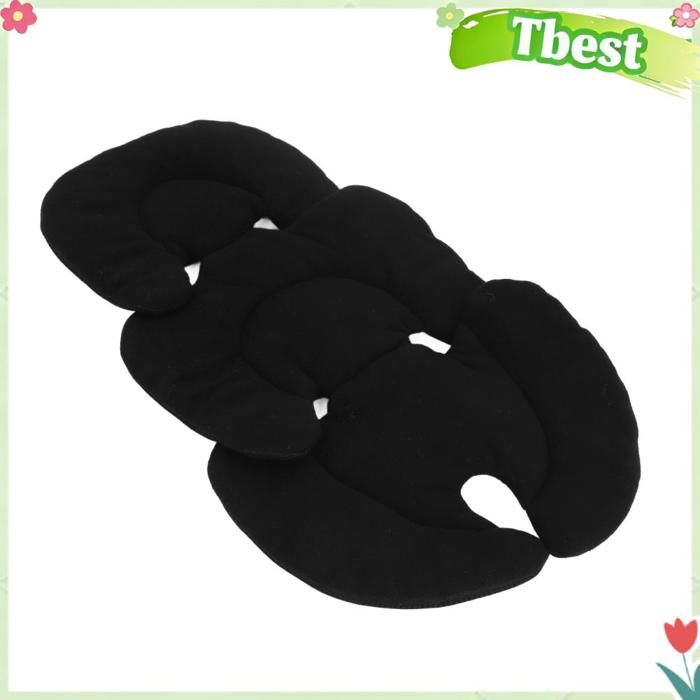 Tbest coussin dinsertion de landau Coussin dinsertion de couffin Support de corps coussin de puericulture siege Gris Noir