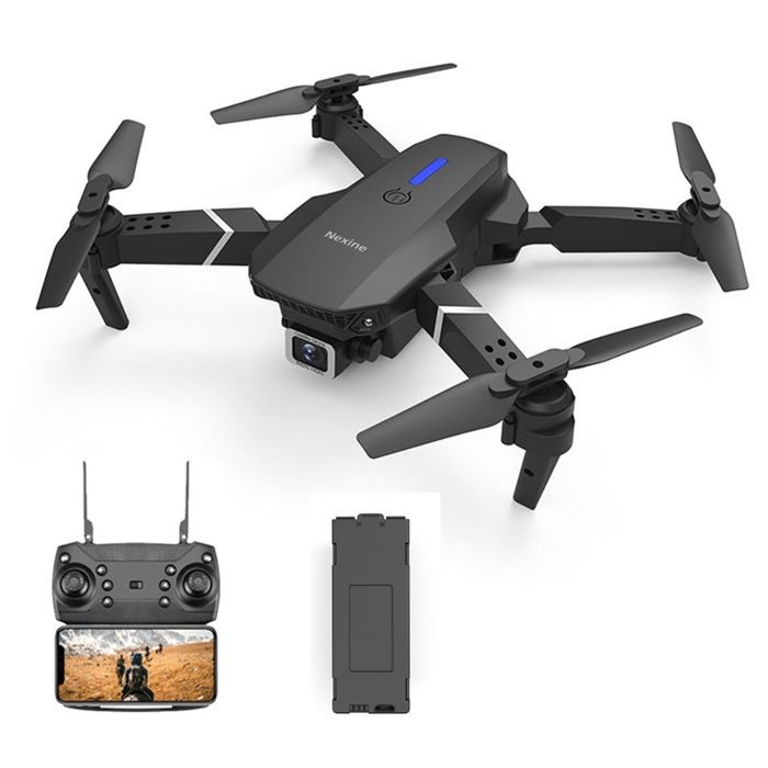Drone - Fmalra - noir avec double caméra hd quadrirotor photographique et vidéo 4k aérienne e525pro 1 avion 3 batteries télécomman Drone - Fmalra - noir avec double caméra hd quadrirotor photographique et vidéo 4k aérienne e525pro 1 avion 3 batteries télécomman