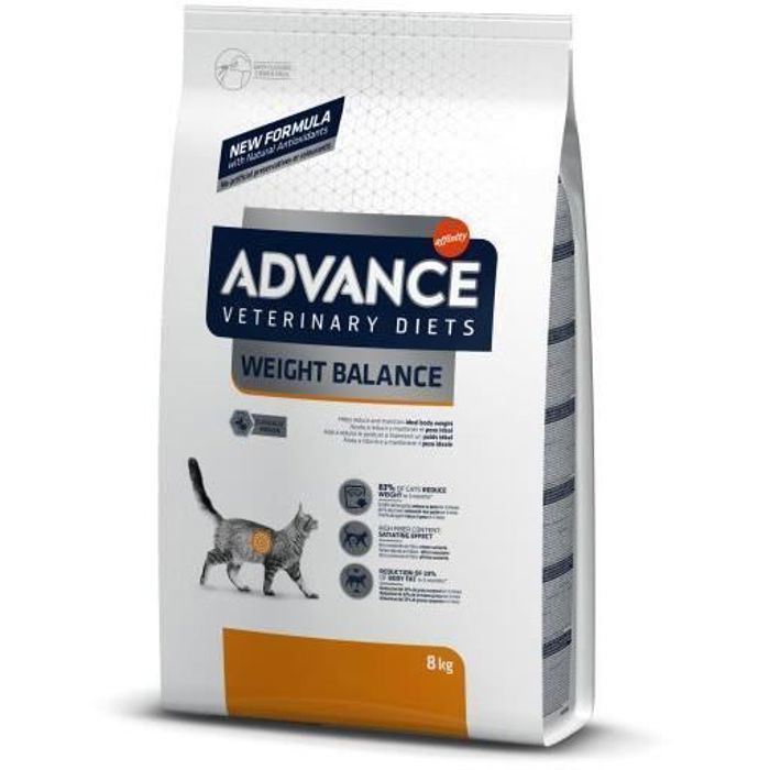 Aliment pour chat - Advance - Croquettes - 8 KG - Perte de poids - Haute teneur en protéines