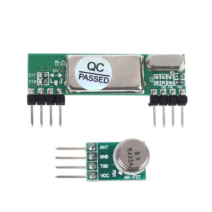 Rxb6 Arduino Module Récepteur Sans Fil Rxb6 433mhz + Petit Module De Transmission Ak ...