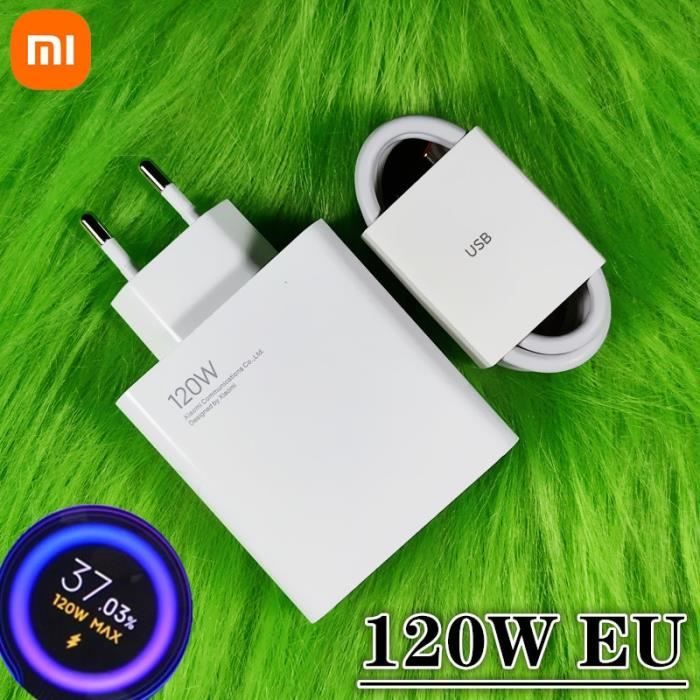 Câble UE 1PCS - 120W - Chargeur Xiaomi 120W Original L'UE Chargeur Rapide  De Puissance De Charge Rapide Xiaom - Cdiscount Informatique