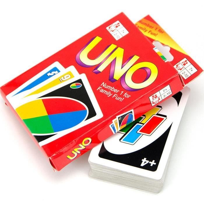 UNO jeu de carte avec Wild Cards dernière version grande Famille Fun UK Vendeur 