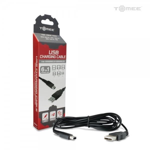 Tomee : câble chargeur USB pour alimentation sur console Nintendo 3DS, 2DS, DSI, XL, New 3DS...